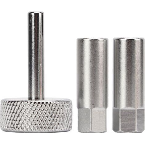 BUNTHAUS Jeu d'outils de réglage de vanne à poussoir, 3 pièces, douilles de contre-écrou de 8 à 9 mm, pilote de Type carré de 3mm pour motos et vtt (1/5)