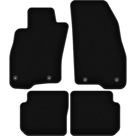 Tappetini BASIC in velluto nero per: Fiat Punto 12' hatchback (2012-2018) (1/5)