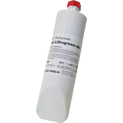 Divinol Lithogrease 000 Graisse pour engrenages partiellement synthétique Lithogrease 000 1 l (1/2)
