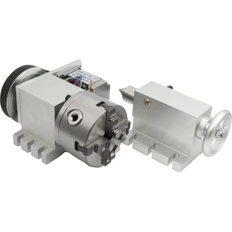 Machine de fraisage CNC, fonctionnalité d'axe 4, mandrin à 4 mors de précision, 4 mâchoires K12-100 (1/2)