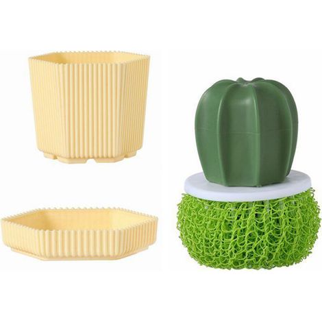 Brosse à récurer la vaisselle au design amusant de cactus-UN (1/2)
