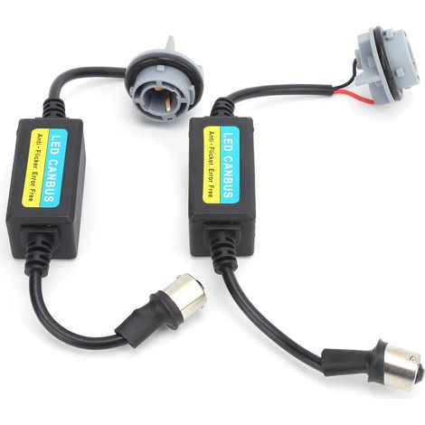 Lot 2 Ampoules LED 1156 Décodeur Anti-Erreur Canbus 12V pour Voiture (1/5)