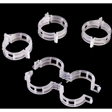100 support clips for climbing plants and garden vegetables (1/4)