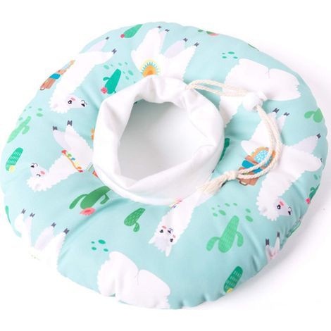 Cône de Chat Anneau de Chat Elizabeth Collier en Tissu Doux pour Chat Chapeaux de stérilisation Anti-léchage Fournitures de récupération Post-opératoire (L) (1/5)