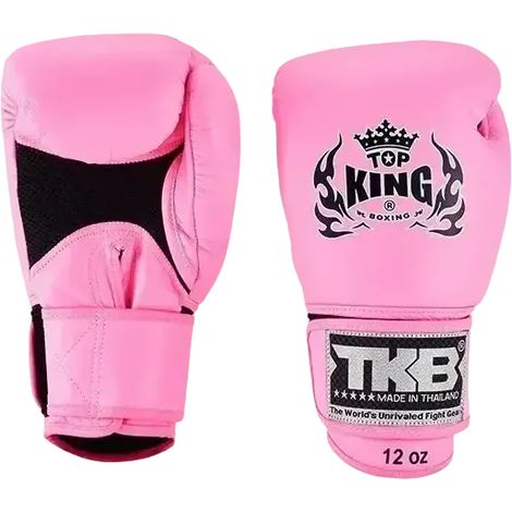 Gants de boxe thaï Top King Ultimate Air Muay Thai roses 10 oz (1/5)