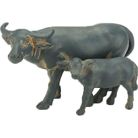1 Stück Büffelornament aus Kunstharz (1/3)