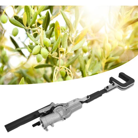 Tête de récolteuse d'olives à 9 dents de 26 mm, récolteuse aérienne pour vergers. (1/5)