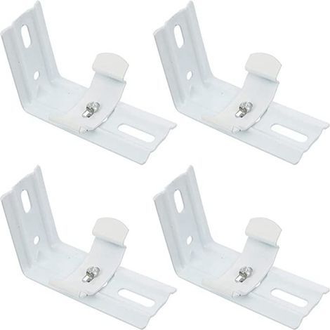 Rail de rideau vertical 8 cm, code à sept caractères, support de fixation, code d'installation du rideau, code de montage latéral, accessoires pour rideaux (1/5)