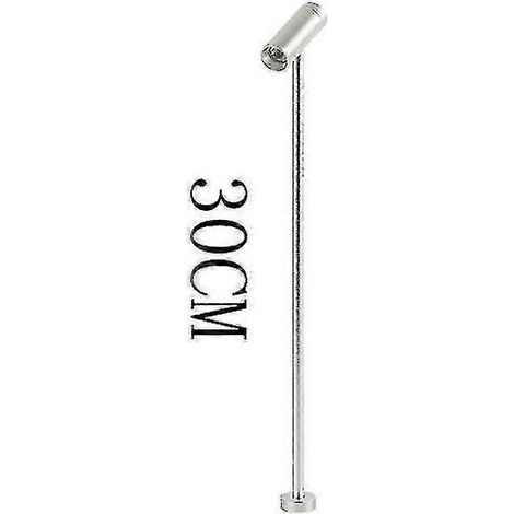 Lampe LED à intensité variable Jwl pour présentoir de bijoux, 20/30/35 cm, sur pied, pour magasin de téléphonie, lampe de bureau, rotative, 220 V.Silver 30CM6000K (1/5)