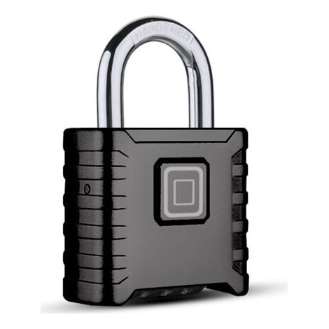 royaluxe-Cadenas à combinaison 4 chiffres robuste extérieur – résistant aux intempéries, anti-erreur code caché, pour portail/garage/abri jardin/clôture/casier, noir (1/5)