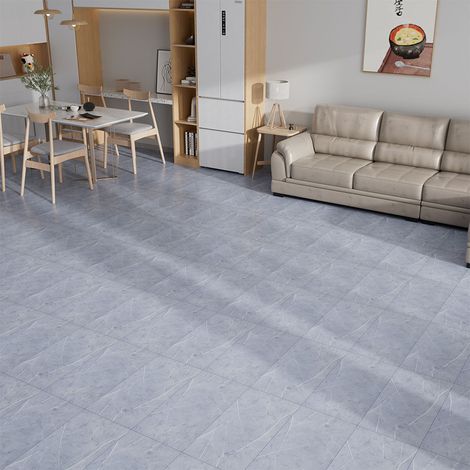 28Pcs 60x30cm Realistic Stone Texture Self Adhesive PVC Flooring