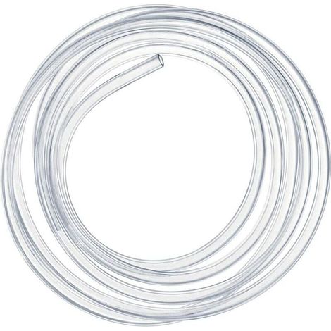Tuyau PVC Souple Transparent 2 Mètres, 16 × 20mm Tube Flexible de Pression (1/4)