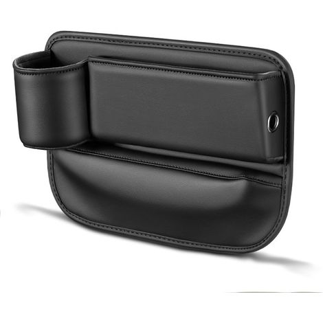 Aufbewahrungsbox für Autositze, multifunktionaler Getränkehalter aus Leder, universeller Sitzorganizer für Pkw, SUVs und Lkw