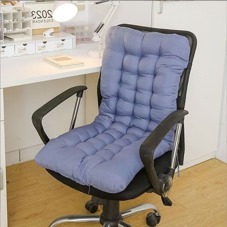 Coussin de dossier pour chaise de jardin à dossier bas, coussin d'assise et de dossier, coussin de soutien lombaire tout-en-un (45 x 85 cm) (1/5)