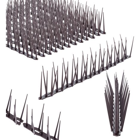 KADAX 12x Picos Antipájaros Acero Inoxidable Alto 5,82m Seguro (1/5)