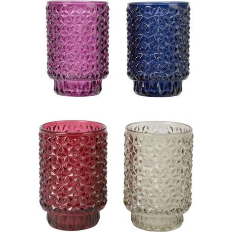 Vaso in vetro diametro 8.5 x 13.1 cm