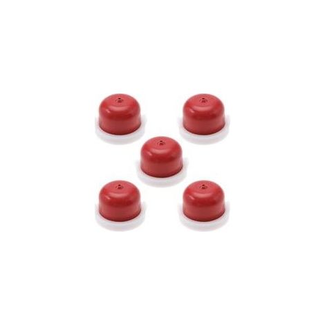 Paquete de 5 bombillas de cebado de repuesto 594281 compatibles con accesorios para bombillas de cebado de cortacéspedes Briggs & Stratton Series, color rojo. (1/5)