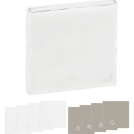 Niloé Step clé avec porte-étiquette pour interrupteur et interrupteur blanc mat LEGRAND 864111