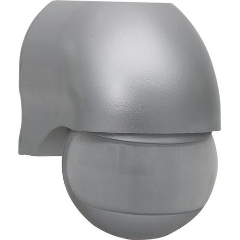 Detector de movimiento de 180 g IP44 plata (por 3)