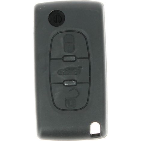 COQUE CLE ADAPTABLE PSA 3 BOUTONS LAME FRAISEE RETRACTABLE 7/8MM (1/2)