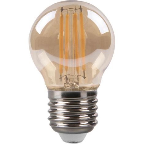 Bombilla filamento esférica 4 W 380 lm E27 ámbar 2700 K (1/2)