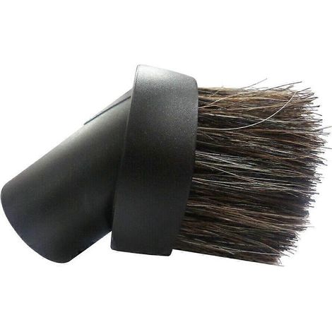 Compatible avec l'aspirateur Rainbow E E2 SE D4C, accessoire brosse à poussière ronde de 1-1/4 pouce, matériau en crin de cheval, longueur des poils 36 mm, 1 pièce. (1/2)