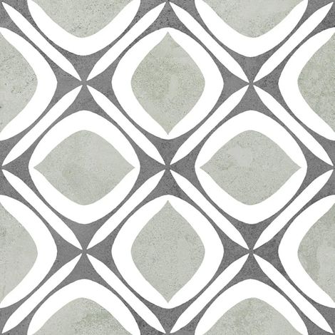 Carrelage Carreaux de ciment Capital Noir Budapest 15x15 cm (1/2)