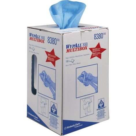 Chiffons d'essuyage Wypall® X60-8380000 - Kimberly Clark (1/2)
