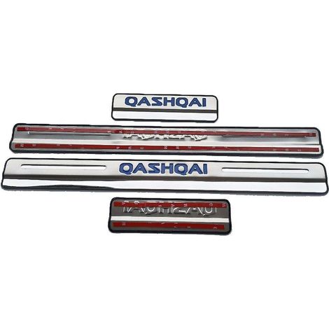 Seuil de porte de protection pour Nissan Qashqai J11 2015-2024 (taille unique, bleu) (1/5)