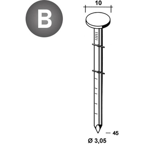 7 200 Pointes Roofing Brut 16° (Coil) - 3.05/10x45 mm - D-Work (1/5)
