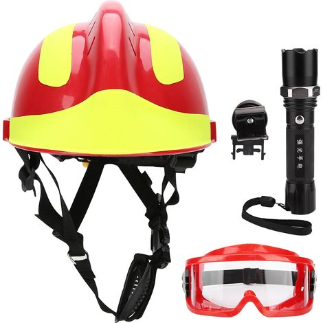 Zoternen Rettungshelme Feuerwehr Aufprallschutzhelm mit Stirnlampe und Schutzbrille