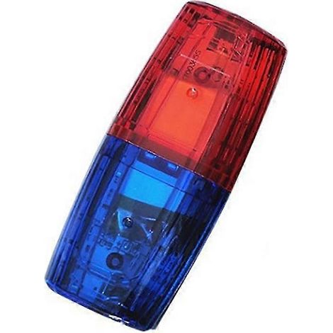 Multifunktionale LED-Taschenlampe zum Anclipsen mit roten und blauen blinkenden LEDs, für Sicherheits- und Polizeieinsätze, mit USB-Anschluss. (1/5)