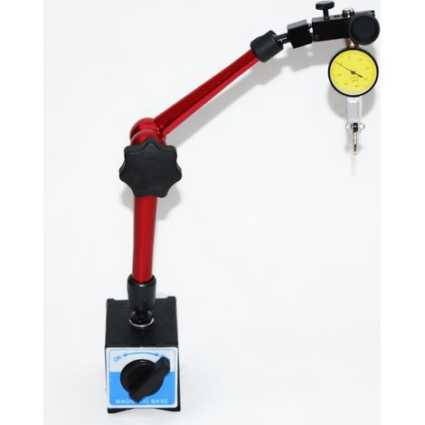 BASE MAGNETICA SNODABILE TORNIO CON COMPARATORE A TASTO OSCILLANTE UTENSILI N (1/3)