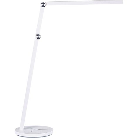 Lampada da scrivania bianca a LED e tocco touch con luce d'intensità variabile e braccio regolabile Dorado (1/5)