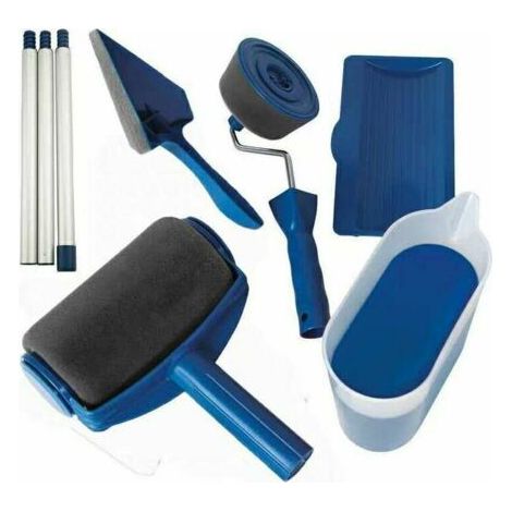 QORVA
-Rouleau à peinture sans couture Paint Roller Set pour la peinture de murs, portes, planchers, plafonds, Toit ou autre grande surface, pas de préparation, pas de désordre,