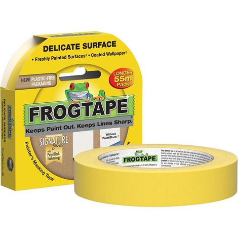 Shurtape 105947 FrogTape Delicate Surface Masking Tape 24mm x 55m SHU105947 (1/5)