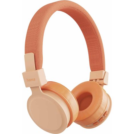 Casque supra-auriculaire HAMA, Freedom Lit III, Bluetooth, pliable, commande vocale orange (1/5)