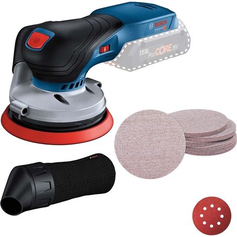 Bosch 0601372201 GEX 18V-125 Brushless 18v Random Orbital Sander + 25 Mesh Sheet