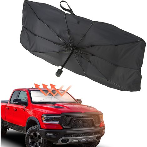 Faltbarer Sonnenschutz für die Windschutzscheibe, kompatibel mit Limousinen und SUVs, großer Sonnenschutz für die Frontscheibe (1/5)