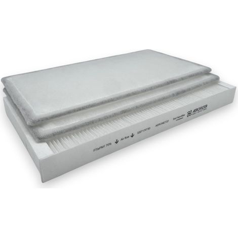 Aerofilter - Kit 3 Filtres VMC Double Flux G4 F7 Compatible Atlantic Optimocosy HR SAUTER. Panega - 320x175mm 330x170x30mm - Entreprise Française