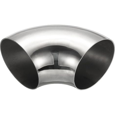 Coude À 90 Degrés Avec Mandrin, 80mm OD Coude En Acier Pour Échappement Raccord De Tuyauterie En Acier Inoxydable 304 Pour Tuyau D'échappement Main Courante Escalier HVAC (1/5)