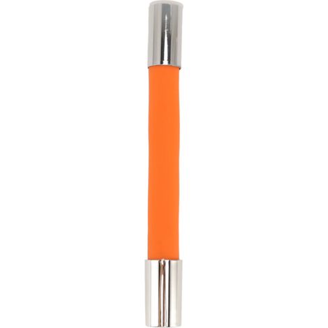 Tubes d'extension de robinet avec buse d'aérateur flexible en cuivre pour évier de cuisine orange 20 cm résistant aux pulvérisations (1/5)