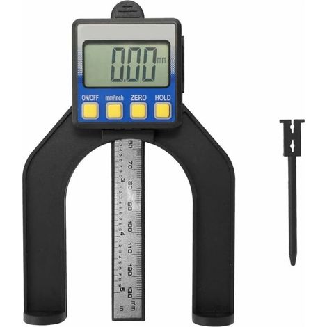 Digitaler Messschieber – LCD-Anzeige – Messbereich 0 bis 85 mm – Höhen- und Tiefenmesser – mit integrierten Magneten – 1 Stück (1/4)