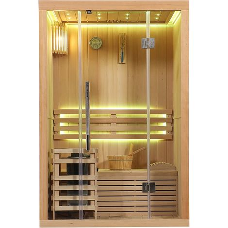 Sauna finlandais Vapeur V12 (1 à 2 places) - 133 x 102 x H.202 (1/5)