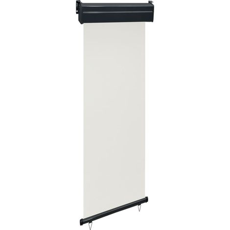 Auvent Marquise latéral de balcon, Store Banne pour Jardin Balcon Terrasse, 60x250 cm Crème OIB4409E (1/5)