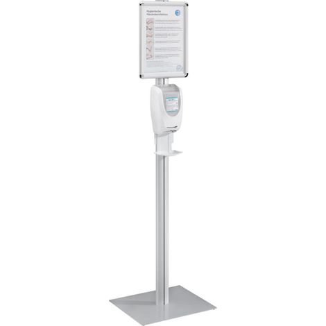 Colonna di distribuzione. Metal with Din A3 Information Frame per Nettuno Touchless o Euromat Distributore.