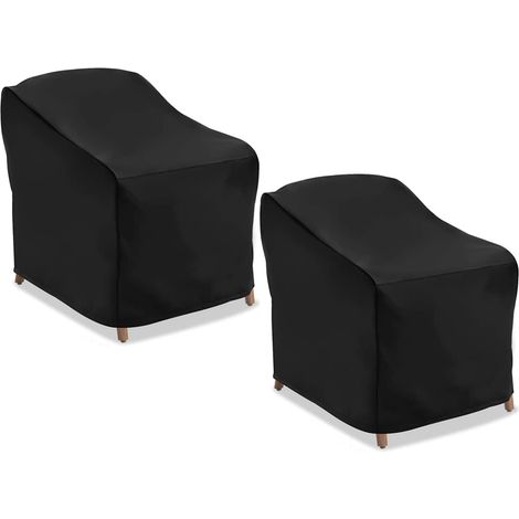 Housse De Chaise De Jardin - 96,5 X 78,7 X 73,7 Cm - Tissu 600D Imperméable Et Résistant Aux UV - Lot De 2 (1/5)