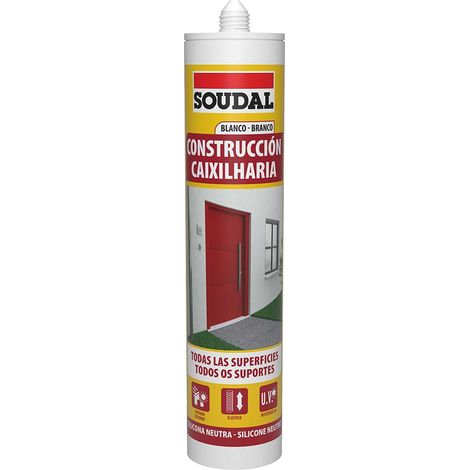 SOUDAL Silicone da costruzione neutro bianco 290ml 115786