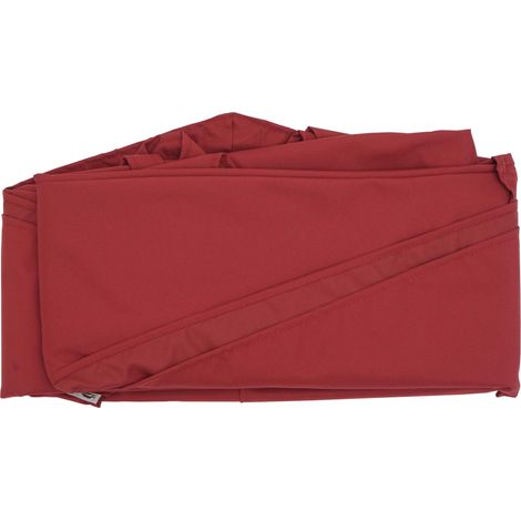 [NEUWERTIG] Sonnenschirmbezug HHG-692, 8 Streben rund Ø4m 220g/m² Polyester, Ersatz-Bezug z.B. für Ampelschirm HHG-692 bordeaux