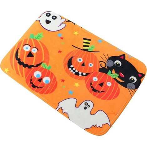 Tapis antidérapant - KZQ - Tapis décoratif - Halloween - Résistant - Synthétique (1/5)